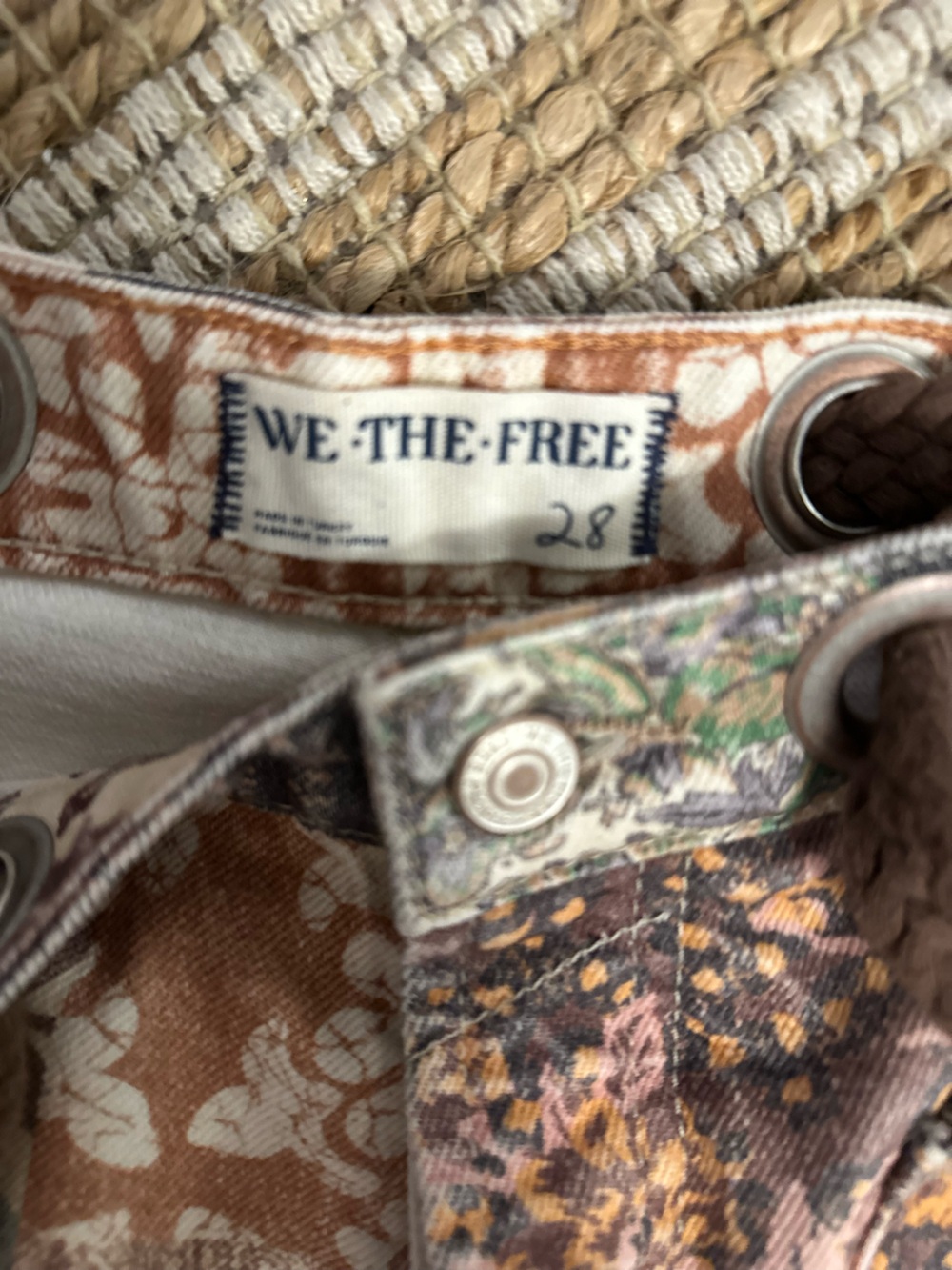 Free people printed moxie barrel jeans - Picture 5 of 5